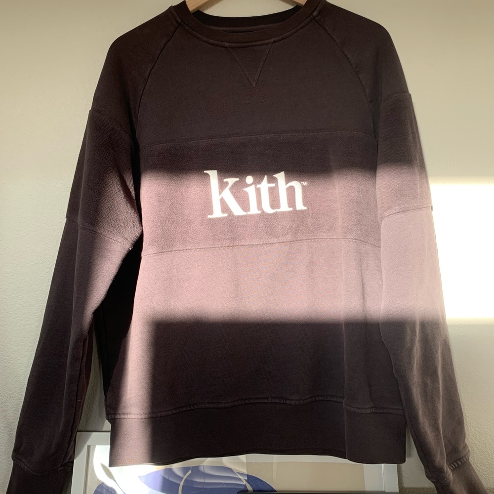 KITH Paneled Williams Crewneck - BATTLESHIP